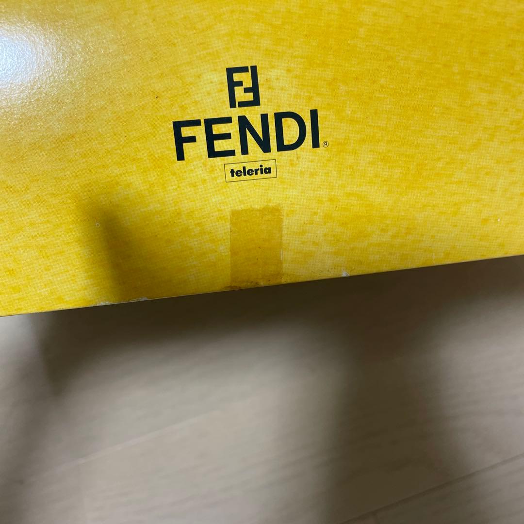 FENDI 羽毛肌掛け布団 ズッカ柄 ブラウン/ブラック