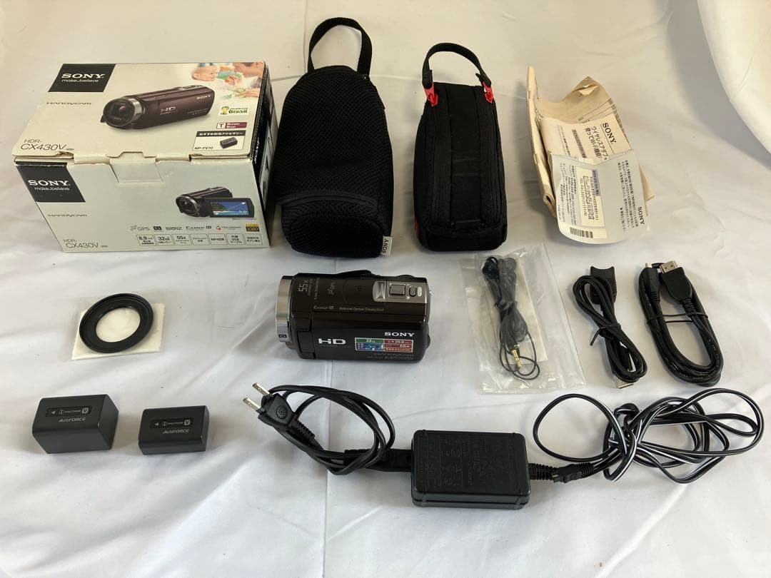【動作確認済】SONY HDR-CX430V ビデオカメラ