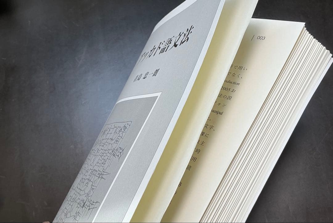 アッカド語文法 青島恵一郎 LITHON 裁断後簡易製本