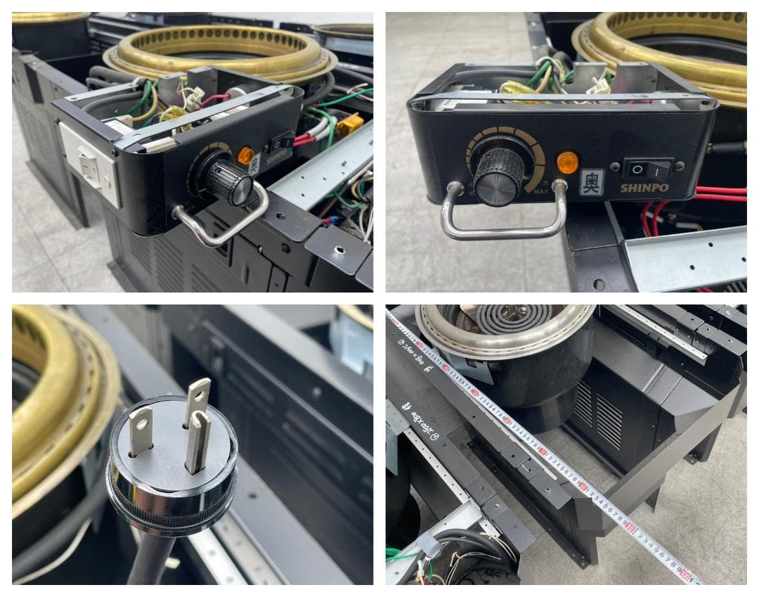 T6713☆シンポ☆無煙ロースター5台☆21年☆SERW☆J21E1E2N-2