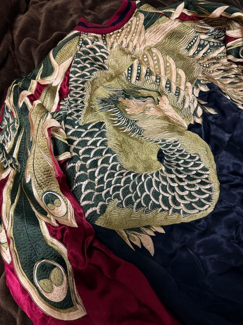 ２面用 Japanese フェニックス 日本限定 スカジャン vintage 珍