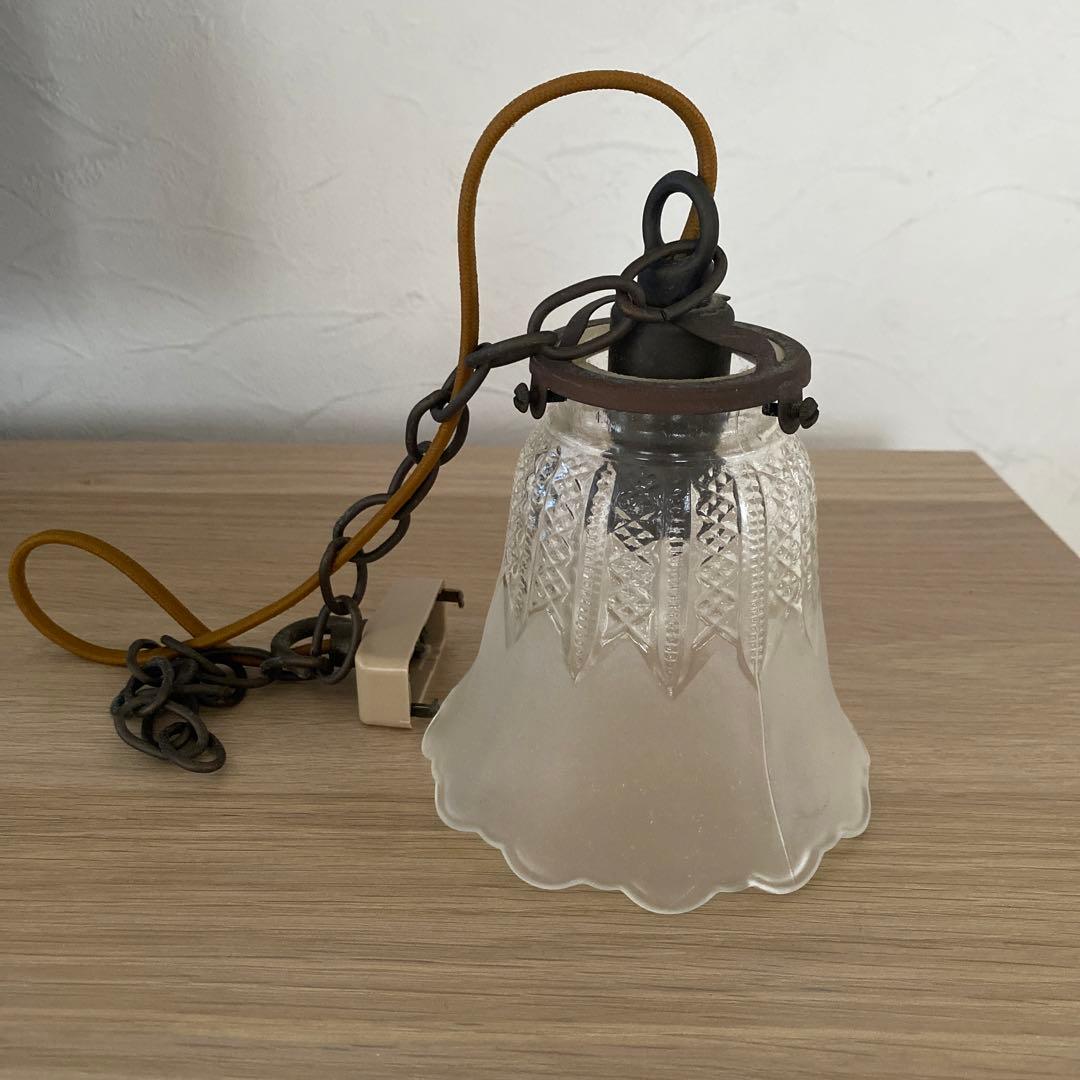 お値下げ♡watts ガラスシェードライト♡アンティーク