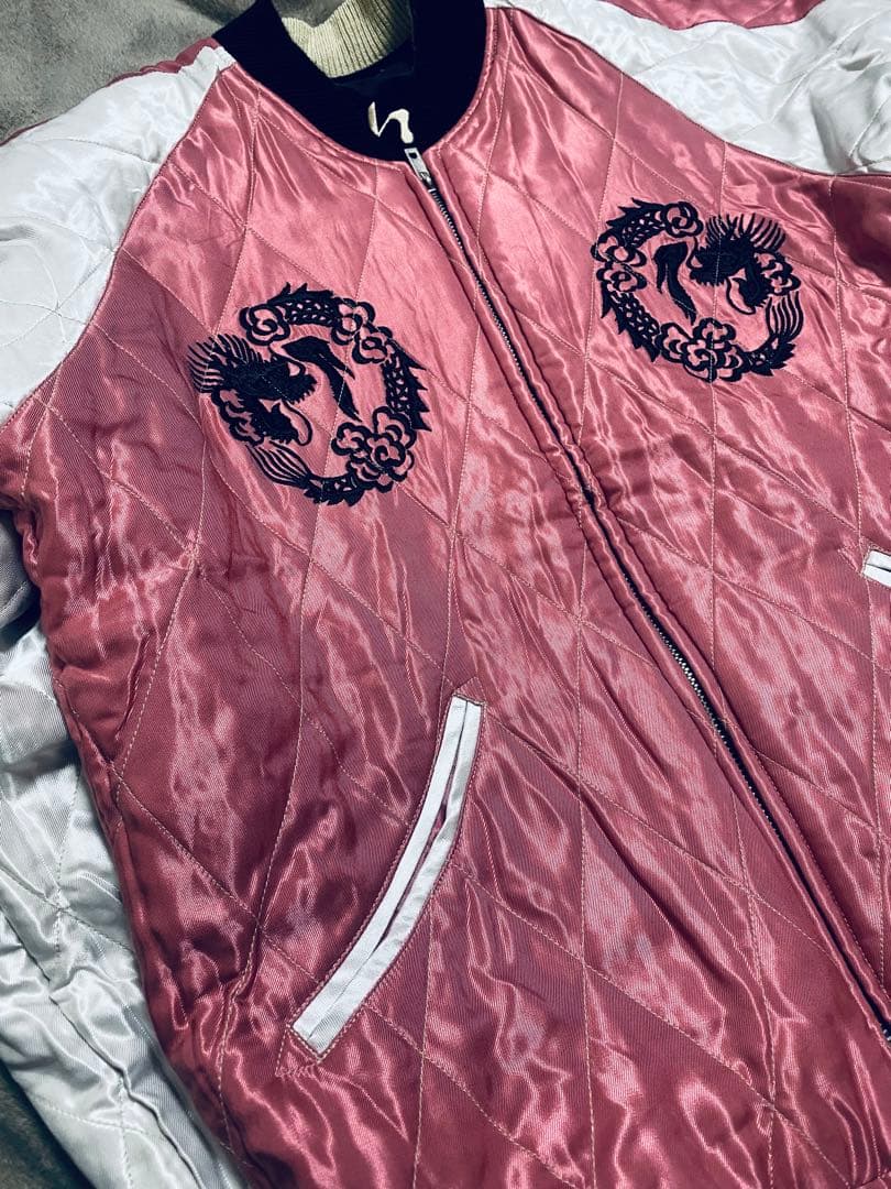 美品 テーラー東洋 ２面用 別珍 虎 龍 日本限定 スカジャン Unisex