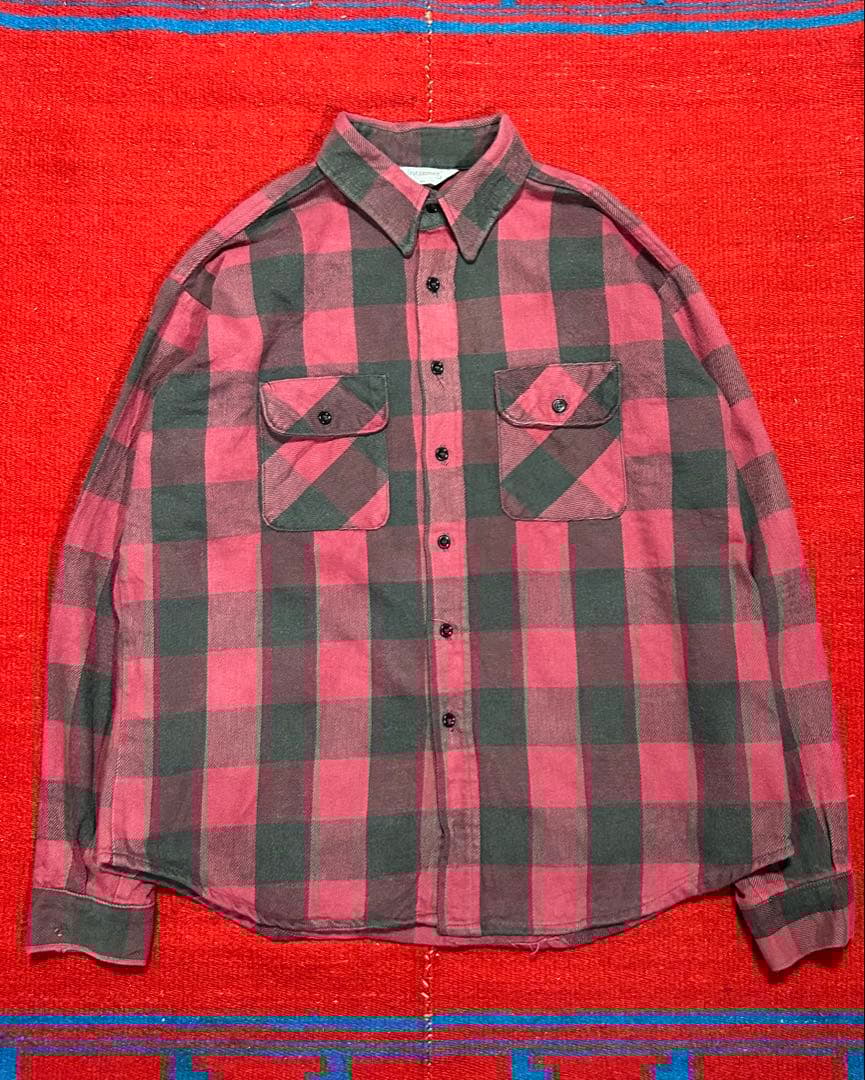 70s~80s “FIVE BROTHER” Flannel shirt