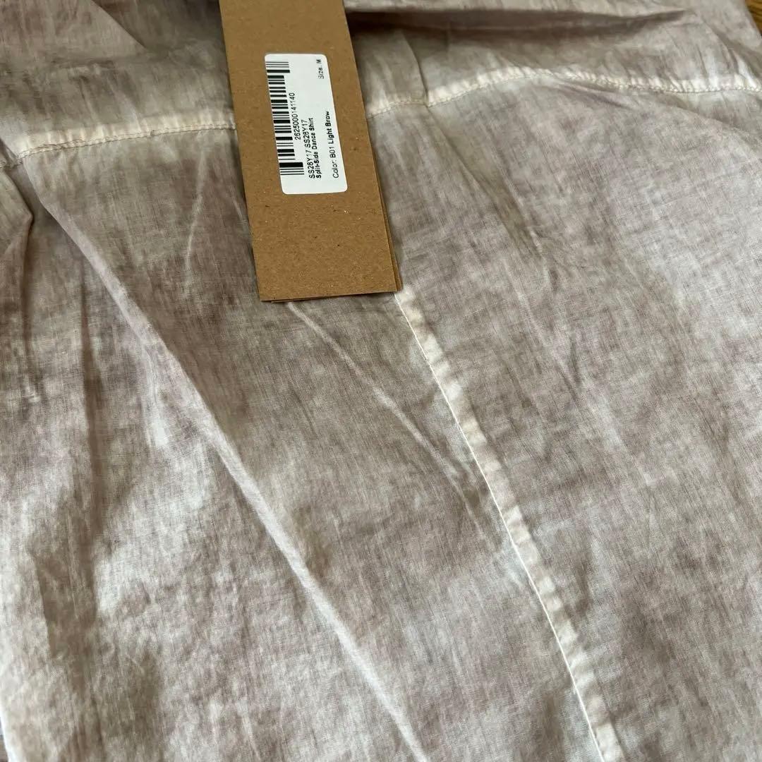 SALSATION サルセーション　ロングシャツ　カラーライトブラウン