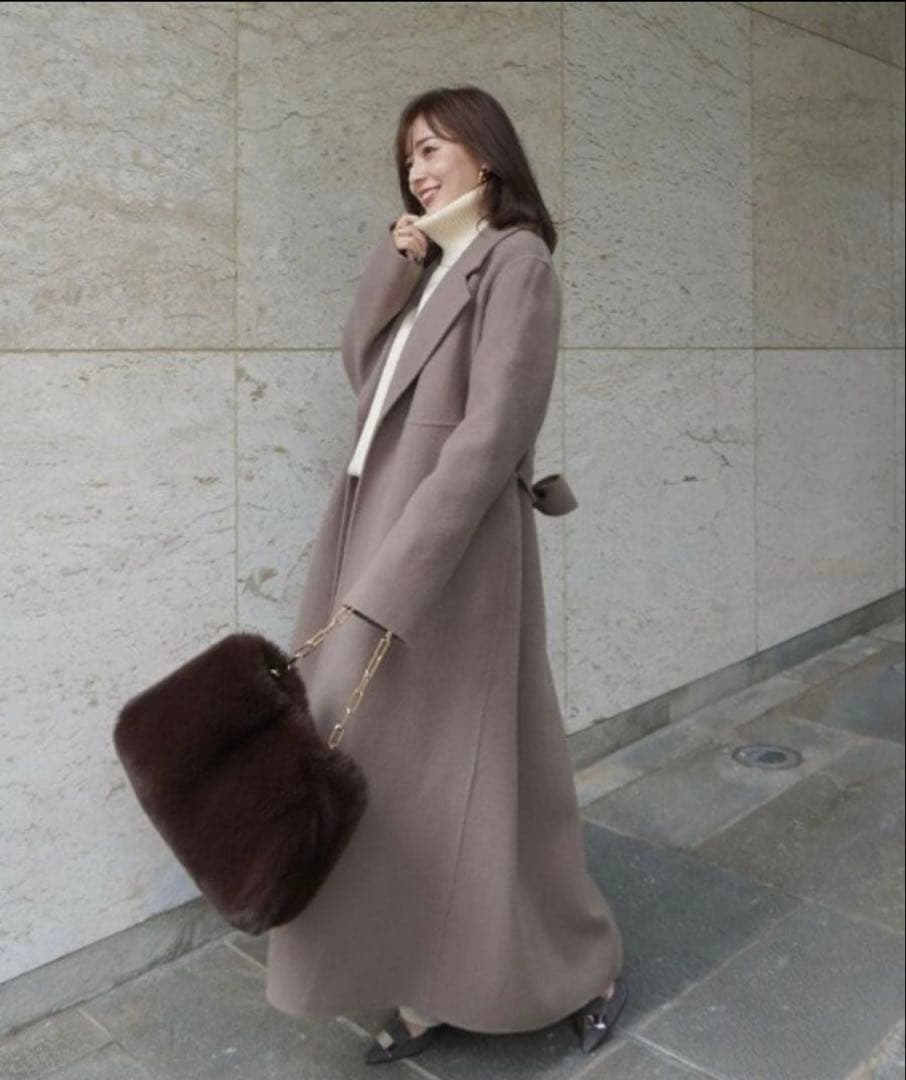 anuans✴︎リバーロングコート✴︎モカ