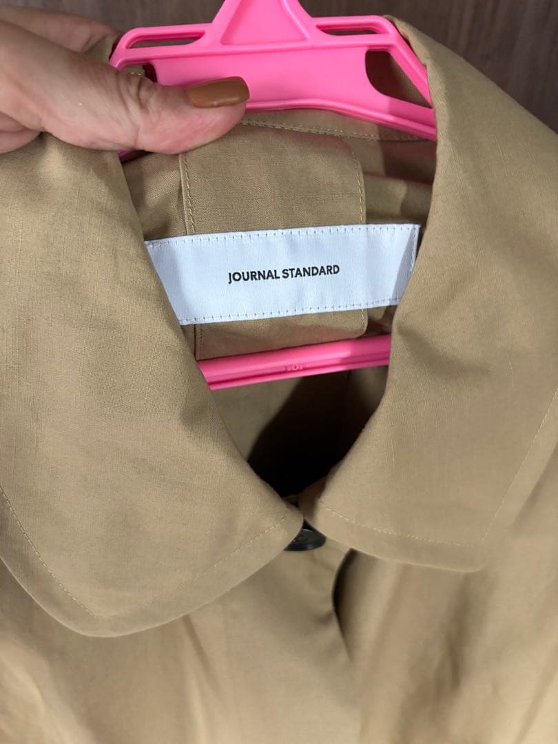 ハイカウントワイドステンカラーコート ジャーナルスタンダード