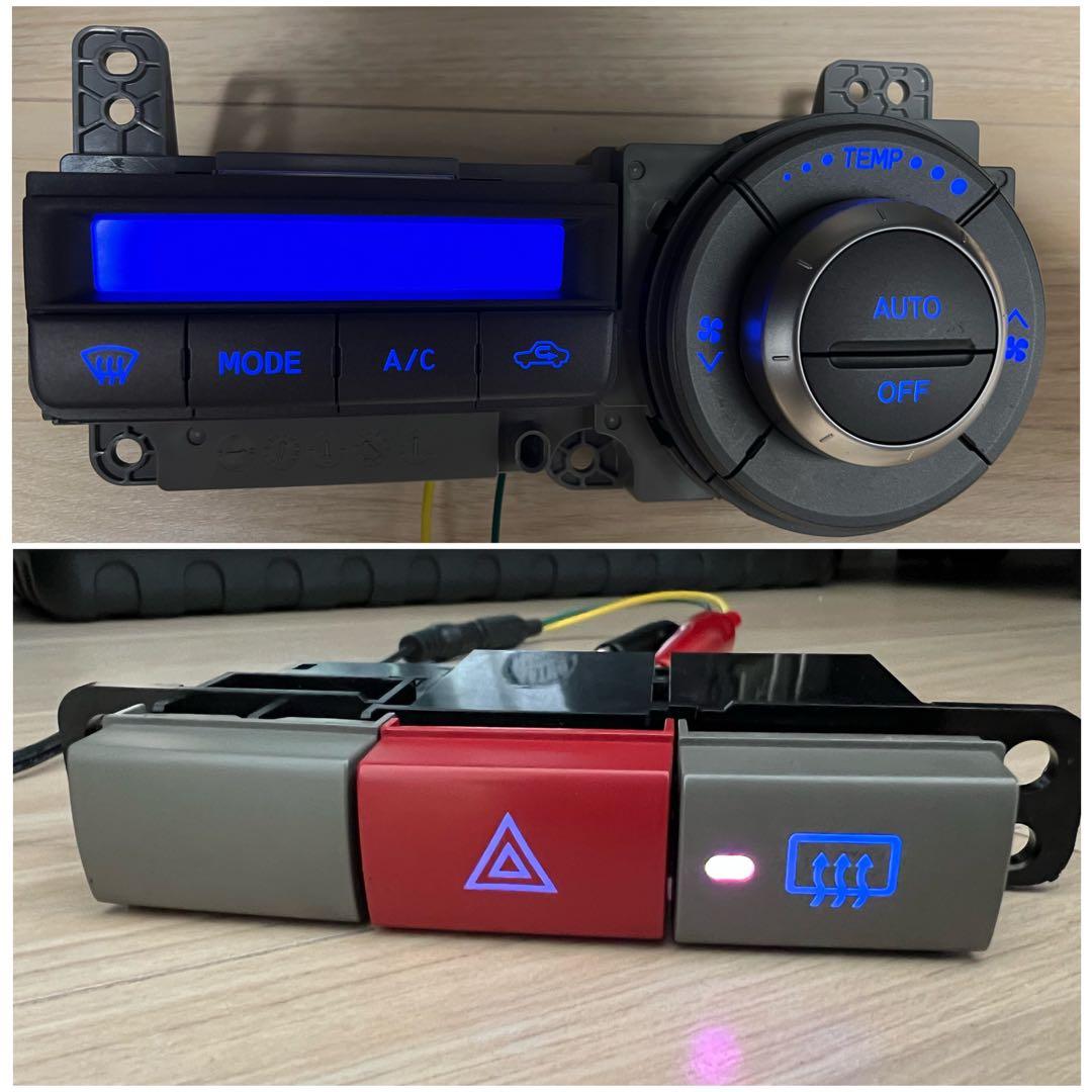 L375S タント　エアコンスイッチ　LED打ち替え品