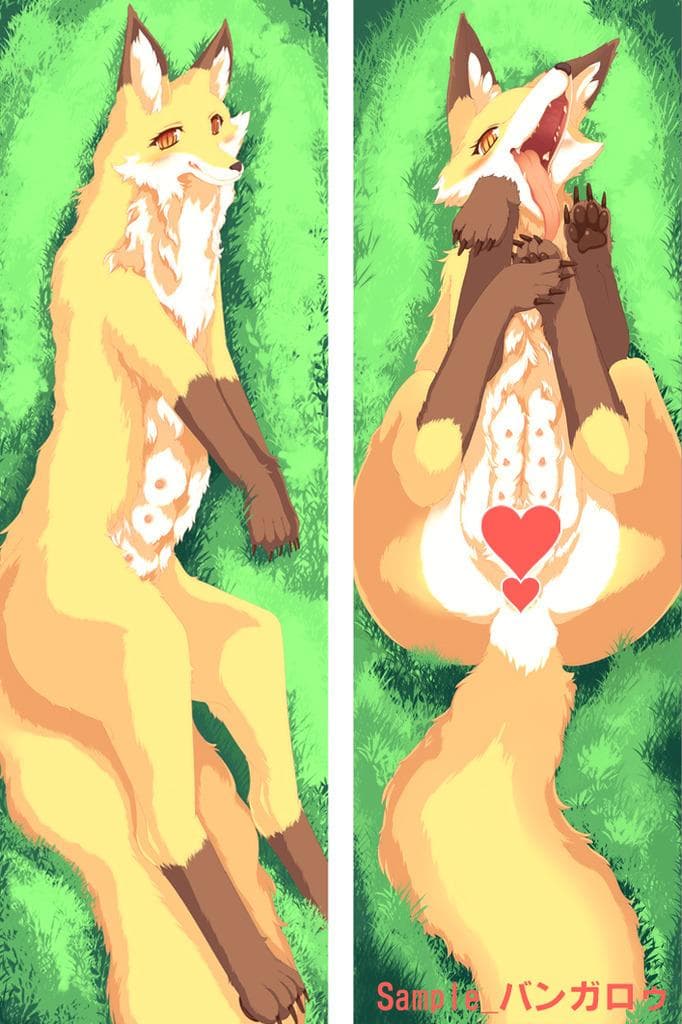 メスケモ　抱き雌狐カバー【服従のポーズ】 / バンガロゥ　開封済み・未使用
