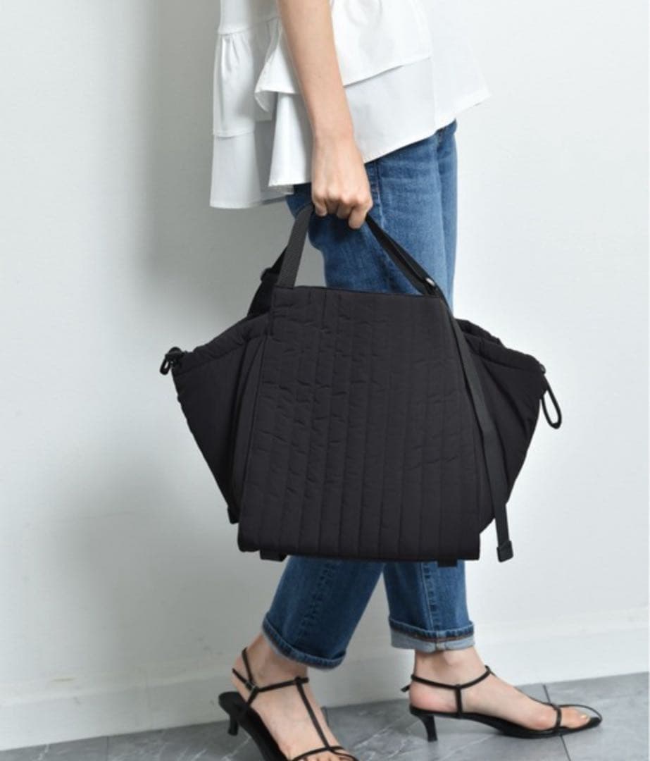 美品★SOLPRESA キルトバッグ「M 」マザーズバッグ