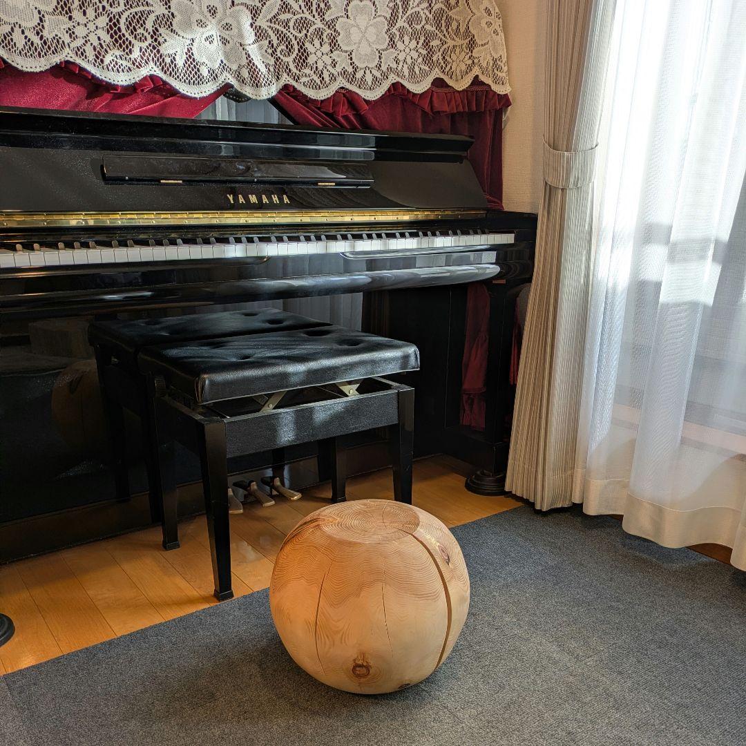 Riwa　天然ヒバ　丸型　高さ約30.5cm