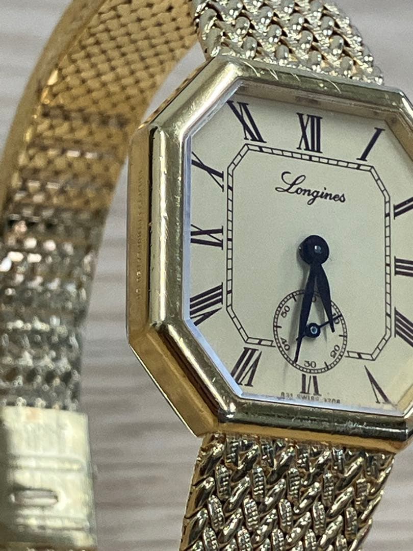 値下げ、希少！LONGINES ロンジン オクタゴン スモセコ 手巻き　腕時計