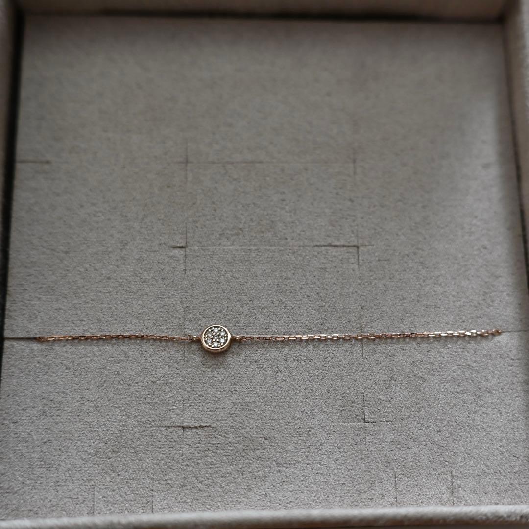 【ete】K10 ブリリアント ダイヤモンド ブレスレット