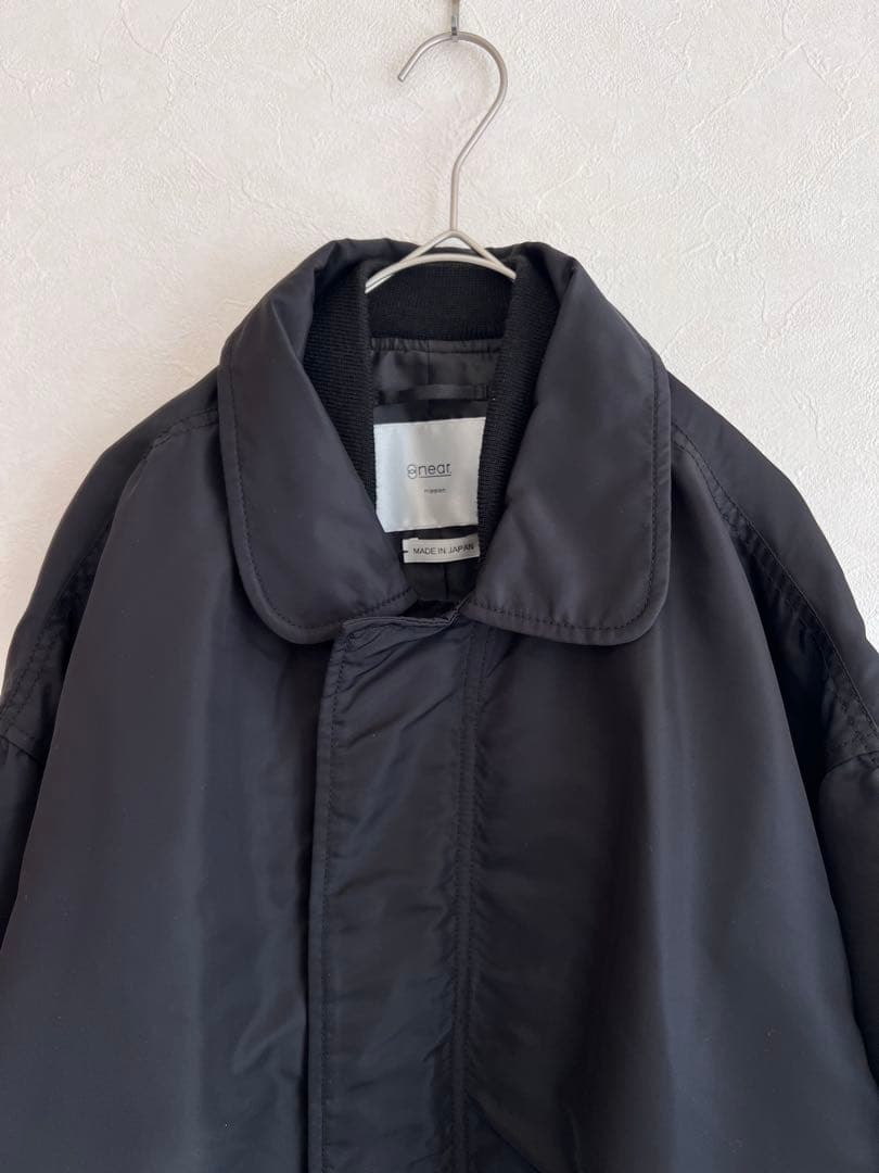 【現行品】near. nippon　ミリタリーロングコート　¥93500 黒