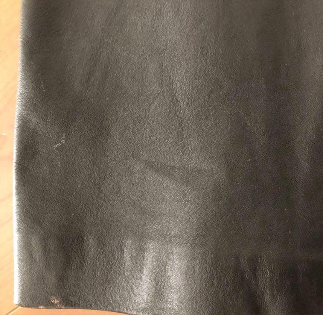 COR ラムレザー フレアパンツ イタリア製／ブーツカット