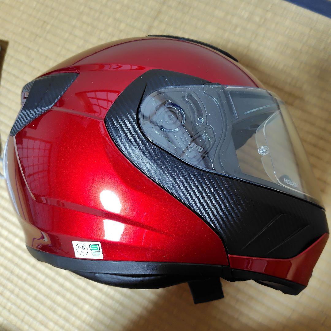 OGK KABUTO RYUKI シャイニーレッド Lサイズ ピンロック付き