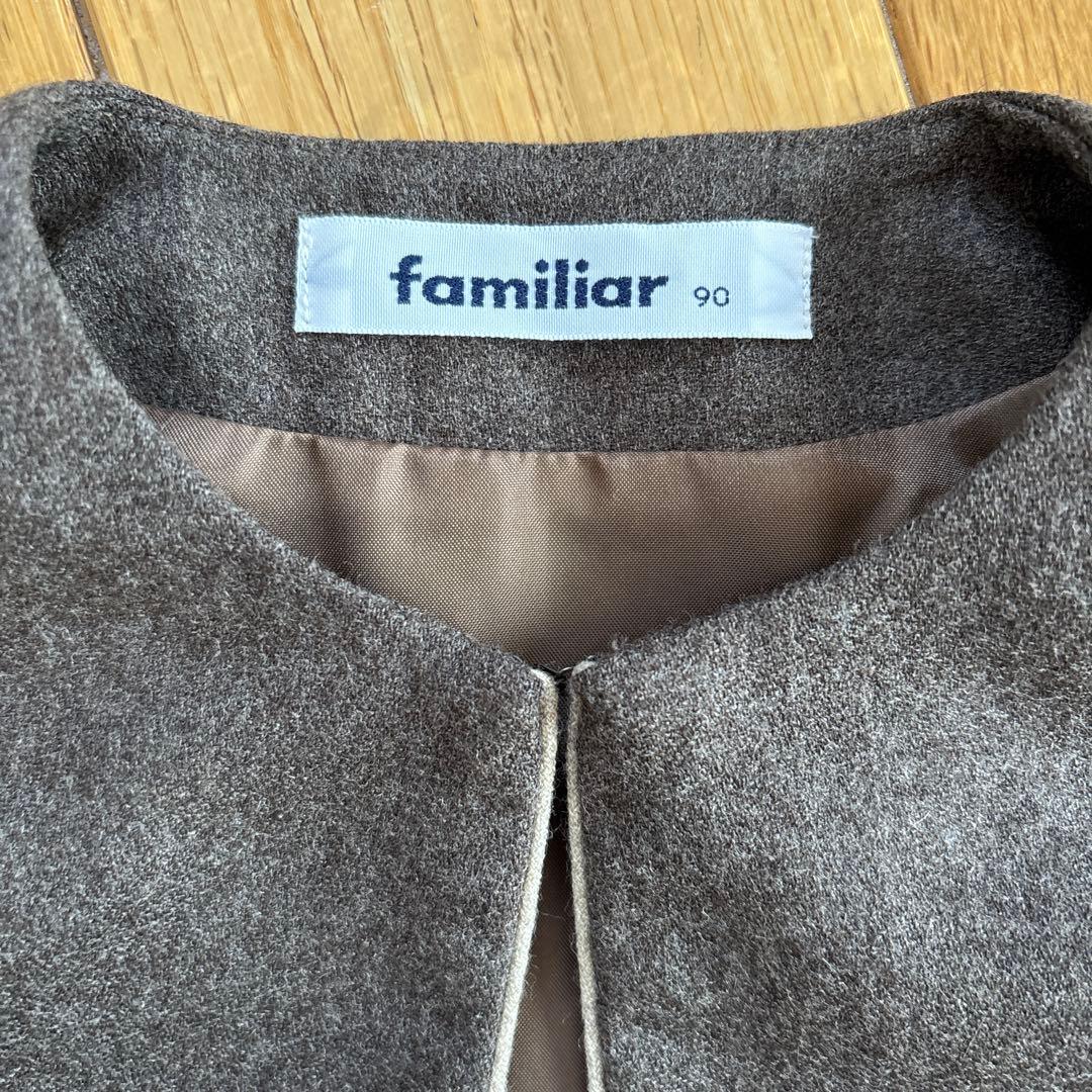 familiar ファミリア フォーマルワンピース 90cm アンサンブル