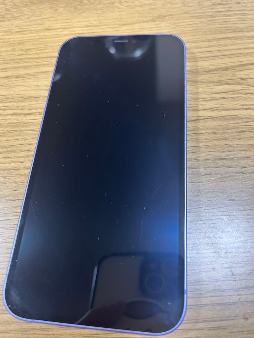 Apple iPhone 12 本体 パープル美品64gb