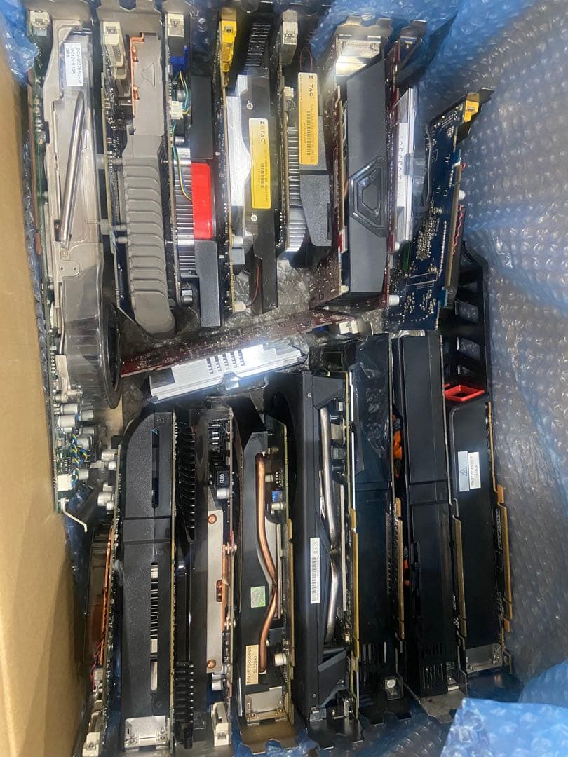 都市鉱山 部品取り 貴金属抽出用 グラフィックカード45枚ぐらい合計14kg