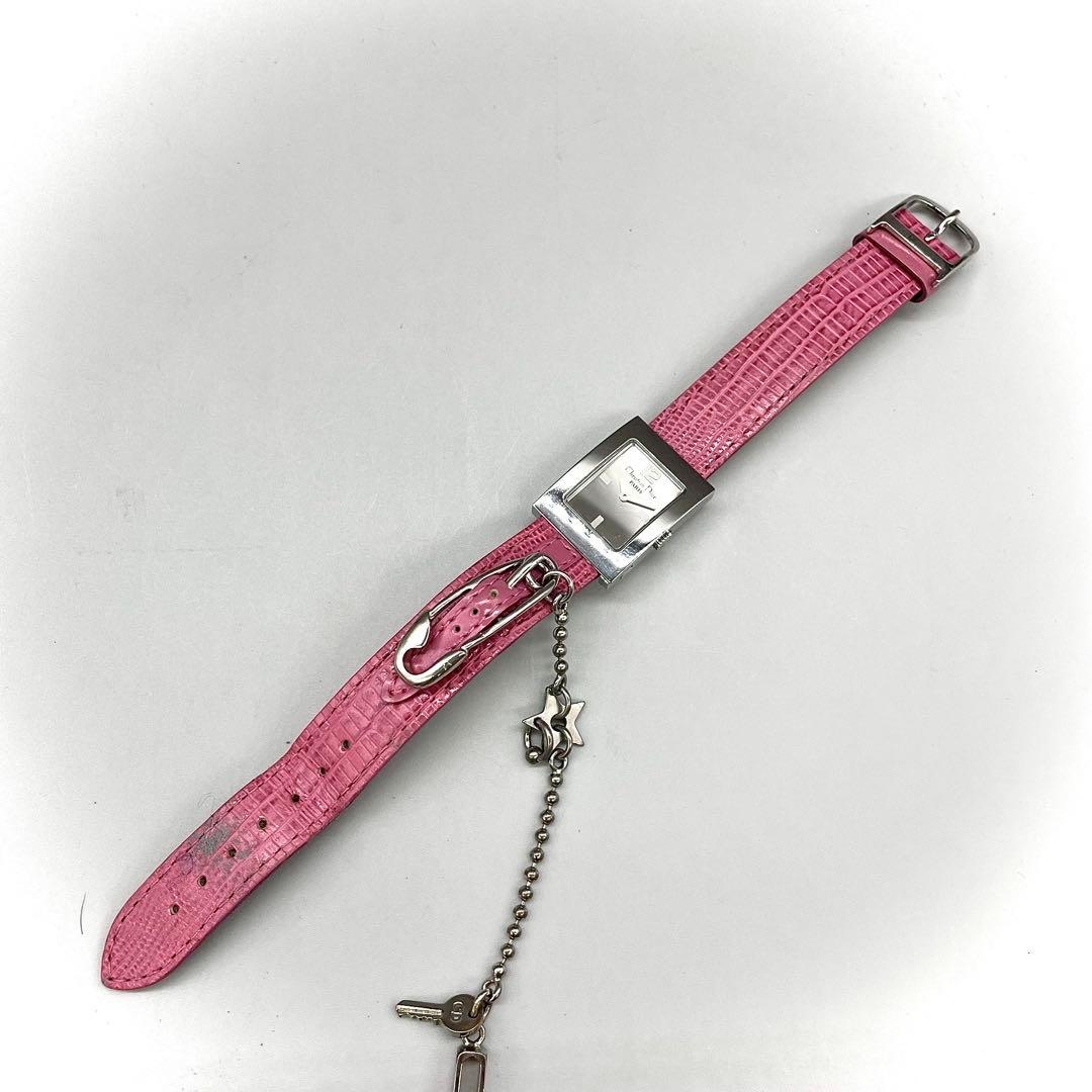 稼働品✨️Dior 腕時計 クォーツ マリス スクエア シルバー