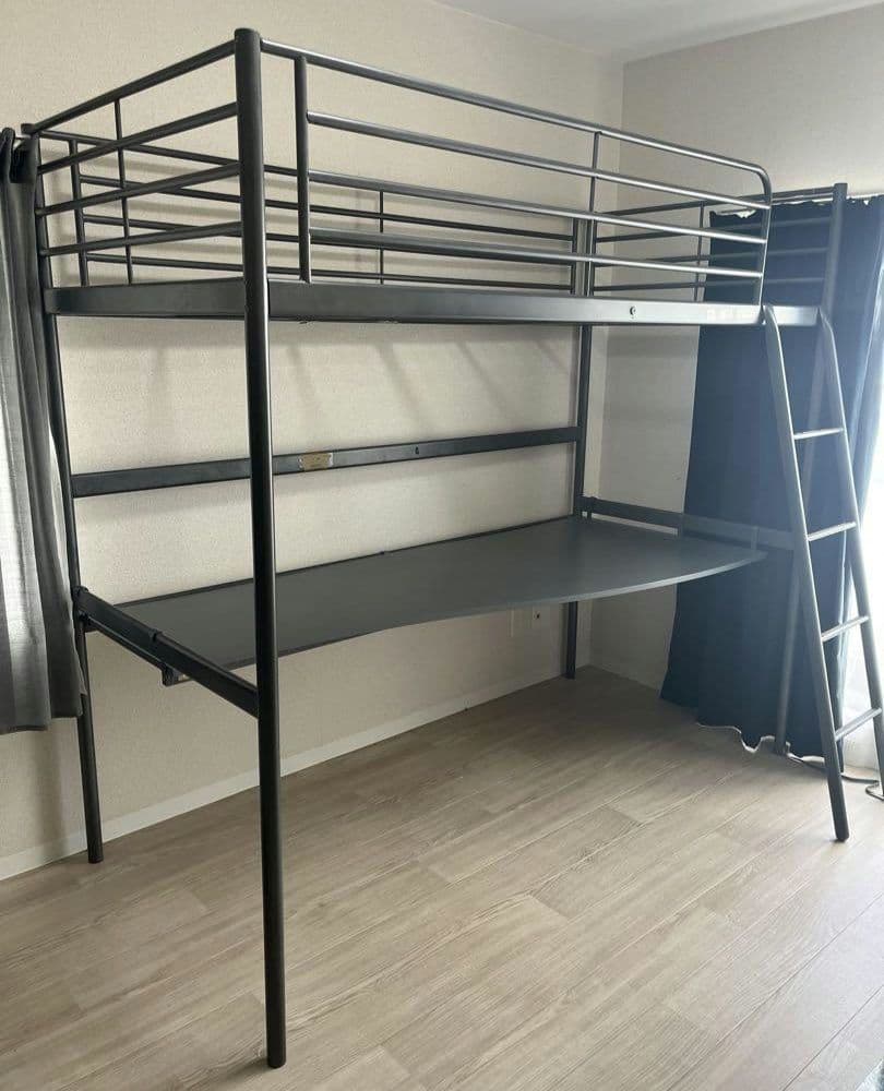 名古屋市引き取りのみ　SVÄRTA スヴェルタ　ロフトベッド　IKEA　9/23