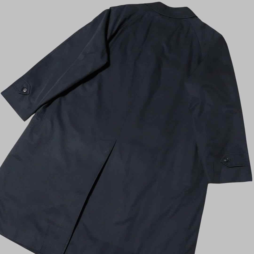 BURBERRY★ステンカラーコート★ノバチェック ライナー★ネイビー★90s