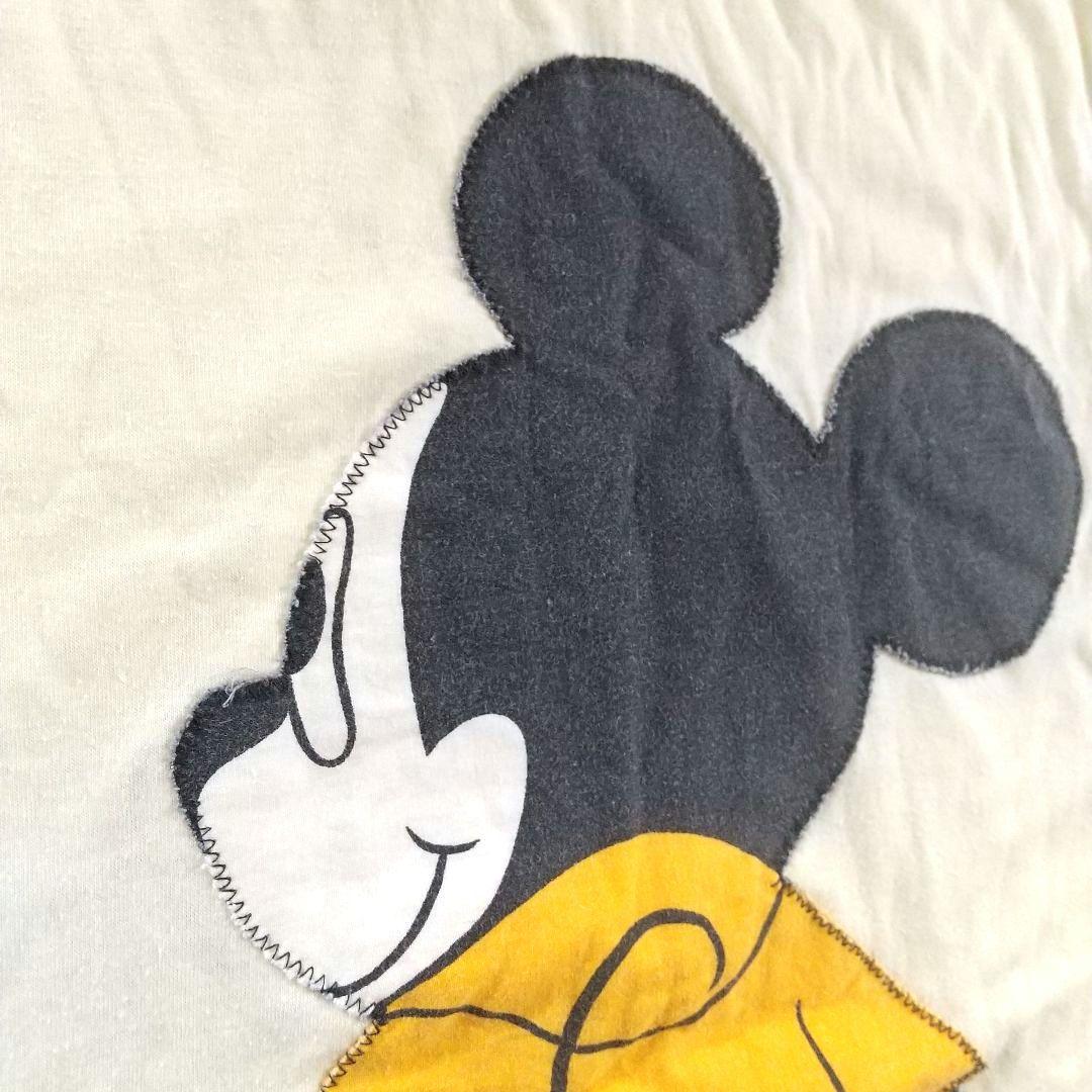 80s vintage mickey Tシャツ ディズニー 古着 パッチワーク