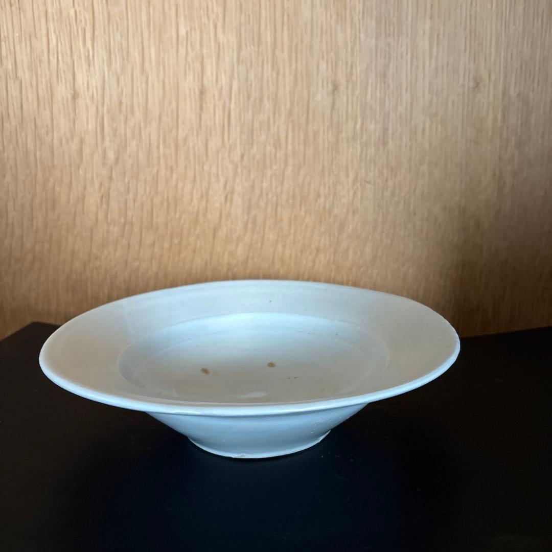 未使用品＊中本純也 白磁 リム皿 リム鉢
