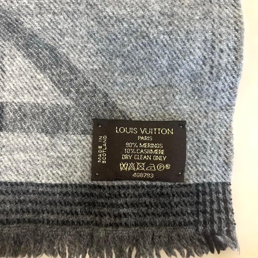 LOUIS VUITTON マフラー グレー