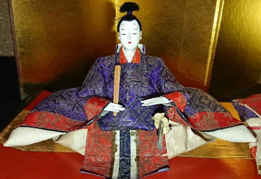明治から昭和初期の時代雛 享保雛 親王飾り 雛人形 骨董 アンティーク
