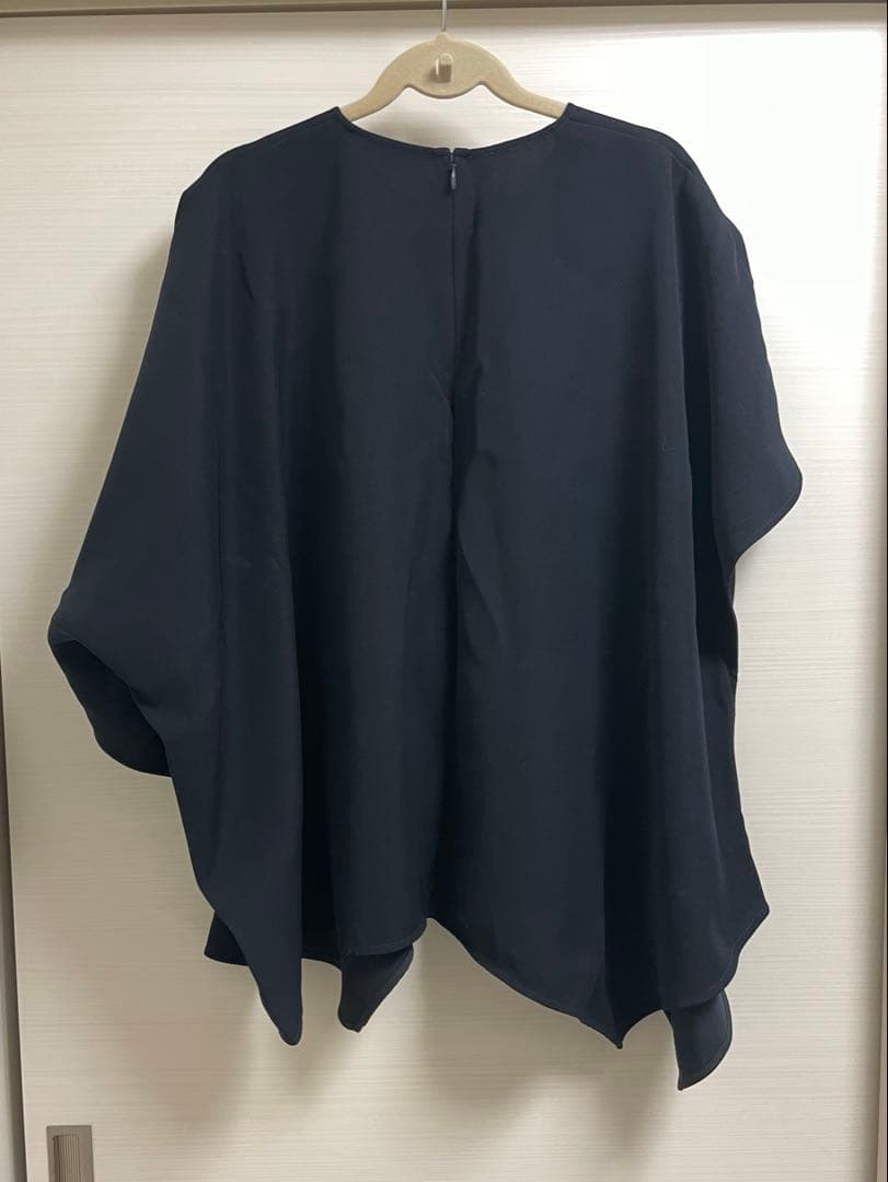 ENFOLD ランダムヘムプルオーバーブラウス　ネイビー 38