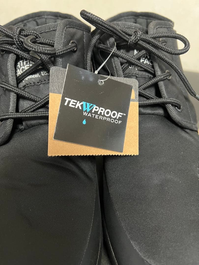 新品未使用ノースフェイス防寒ブーツ ブラック　25センチ