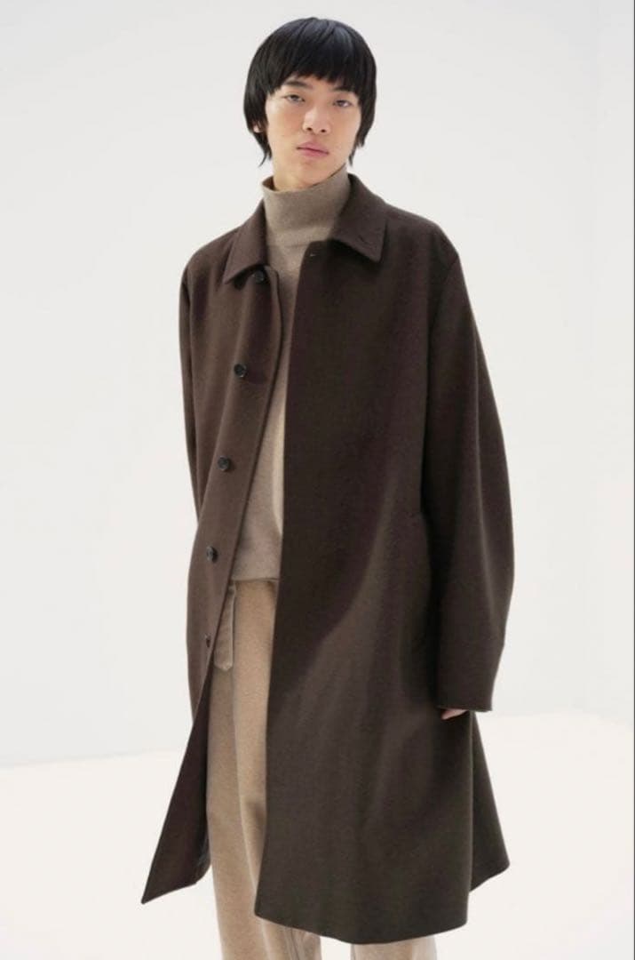 が*ん様 AURALEE BABY CAMEL FRANNEL COAT 23A