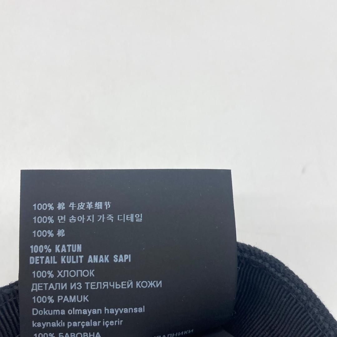 ▼美品　PRADA ベースボールキャップ　ブラック　プラダ　帽子　コットン