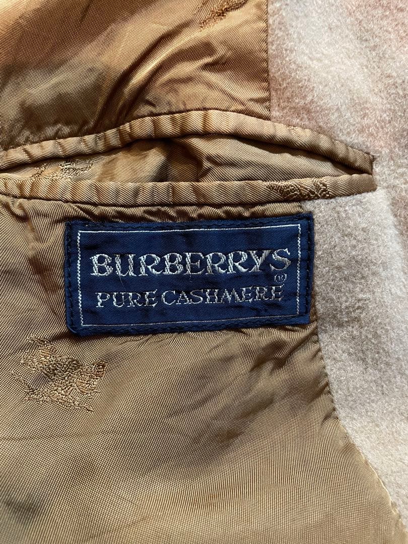 80s Burberry バーバリー England製 カシミア100