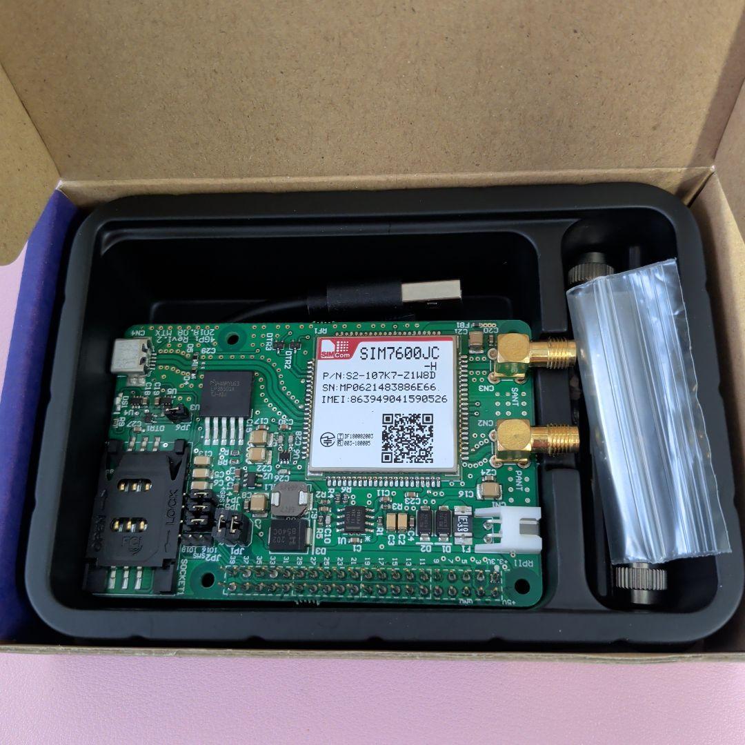 通信モジュール　raspberrypi LTE 通信モジュール　4GPi
