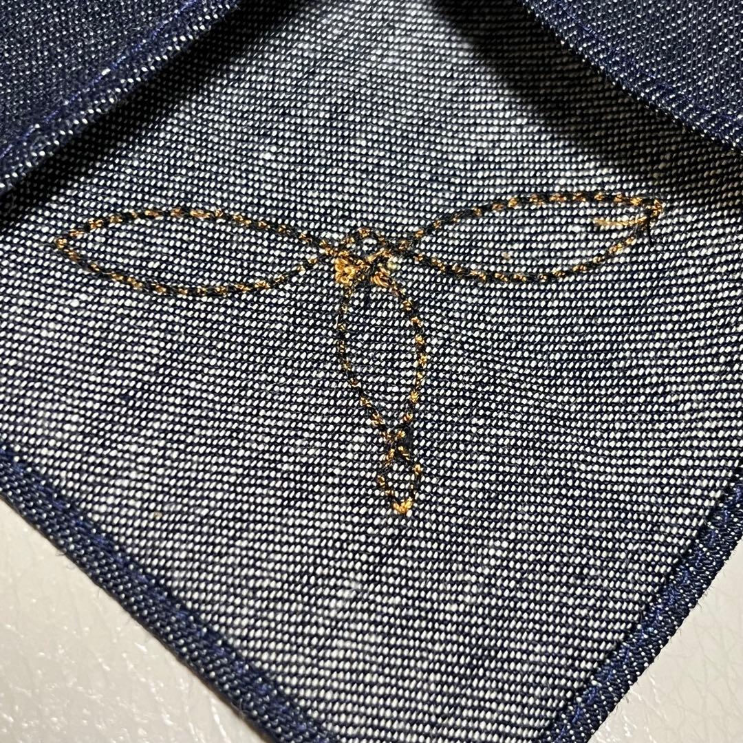 新品未使用タグ付き ダブルアールエル RRL インディゴ 赤耳 デニム ネクタイ