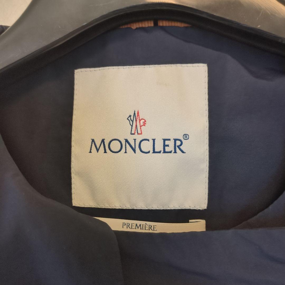 K*a様 モンクレールMONCLERトレンチコート　紺色　1サイズ　美品