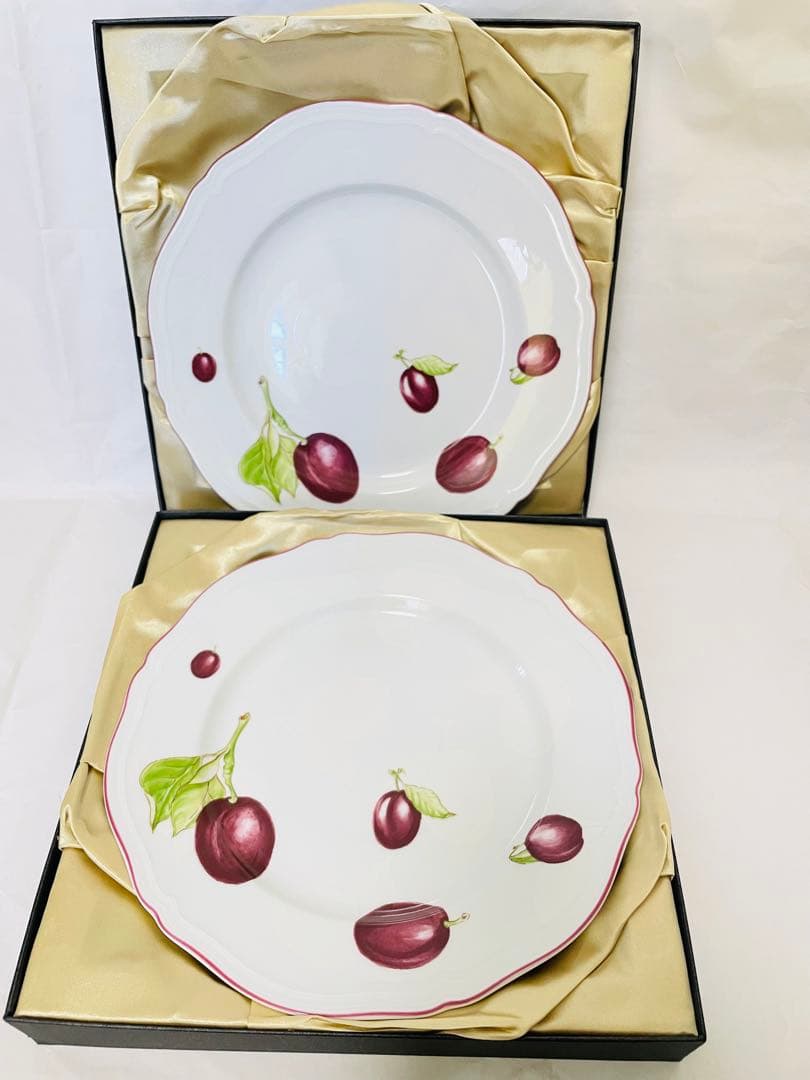 【新品未使用】リチャードジノリ　アンティコプルーンプレート　27cm×2枚