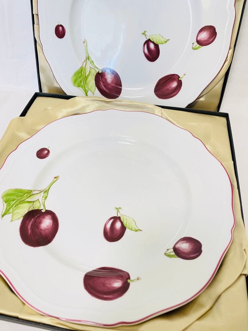 【新品未使用】リチャードジノリ　アンティコプルーンプレート　27cm×2枚