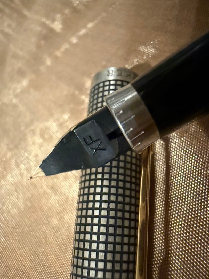 パーカー75 スターリングシルバー　シズレ　14金ペン先　未使用　美品