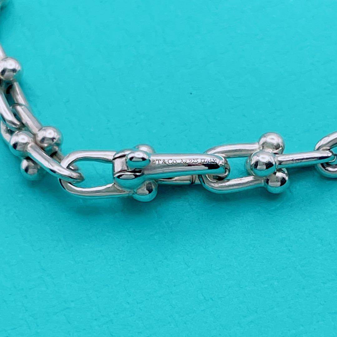 ティファニー　ブレスレット　ハードウェア　マイクロリンク　チェーン　シルバー