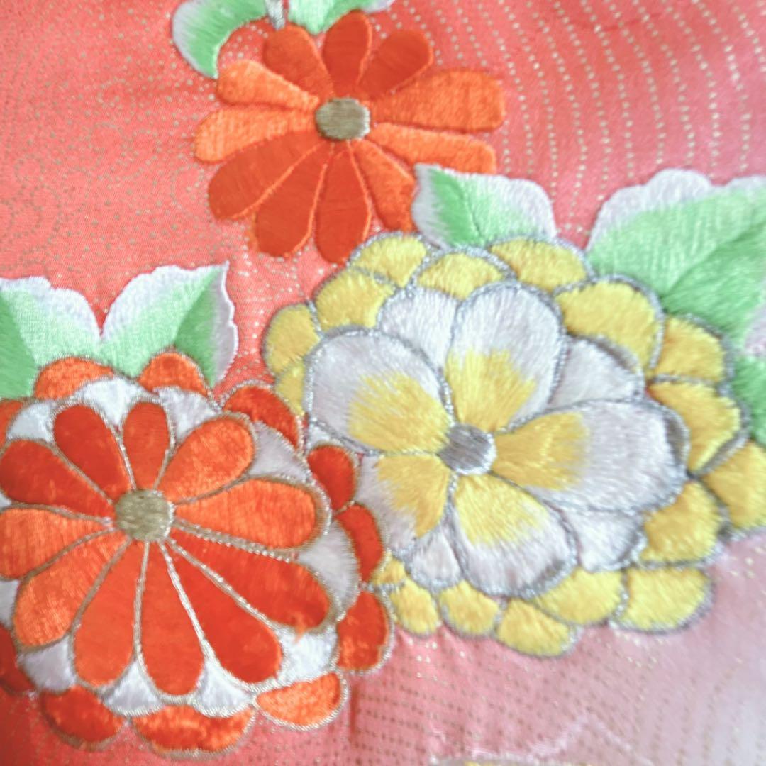 フルセット　七五三７歳女の子　着物　帯　小物　豪華金糸刺繍　51911