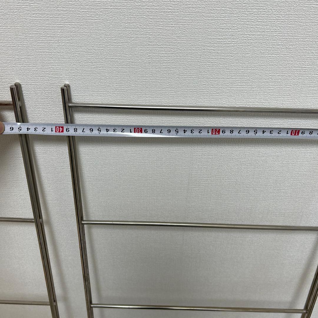 無印用品　ステンレスユニットシェルフ帆立120cm
