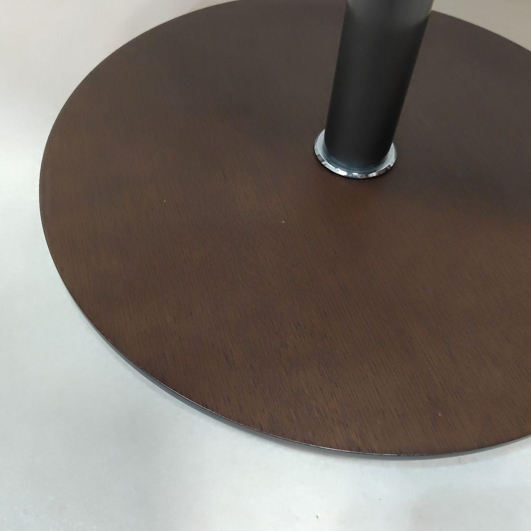 カリモク ウォールナット 昇降式サイドテーブル 回転機能付き/高機能テーブル