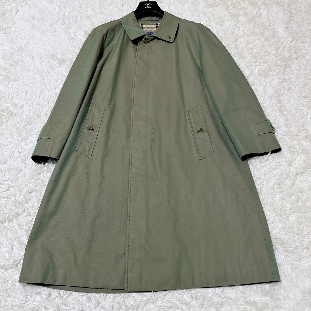 Burberrys バーバリーズ ステンカラーコート ノバチェック　玉虫色