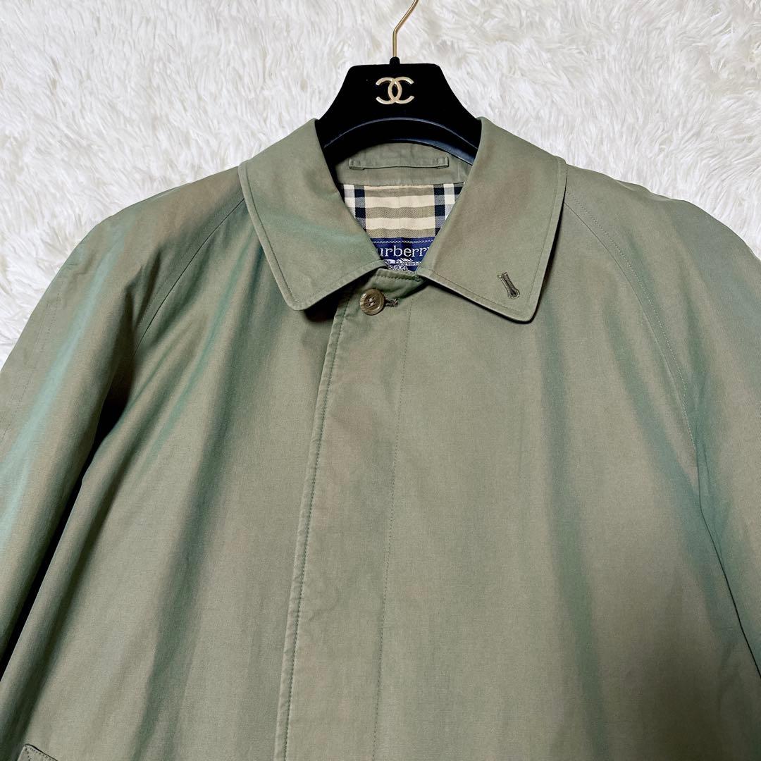 Burberrys バーバリーズ ステンカラーコート ノバチェック　玉虫色