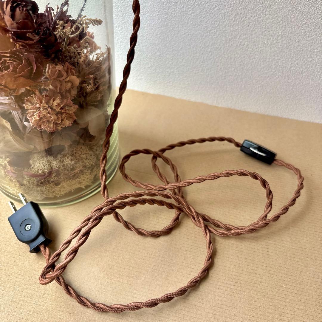 大きいサイズ❣️ m.soeur エムスール ボトルライト ドライフラワー 照明