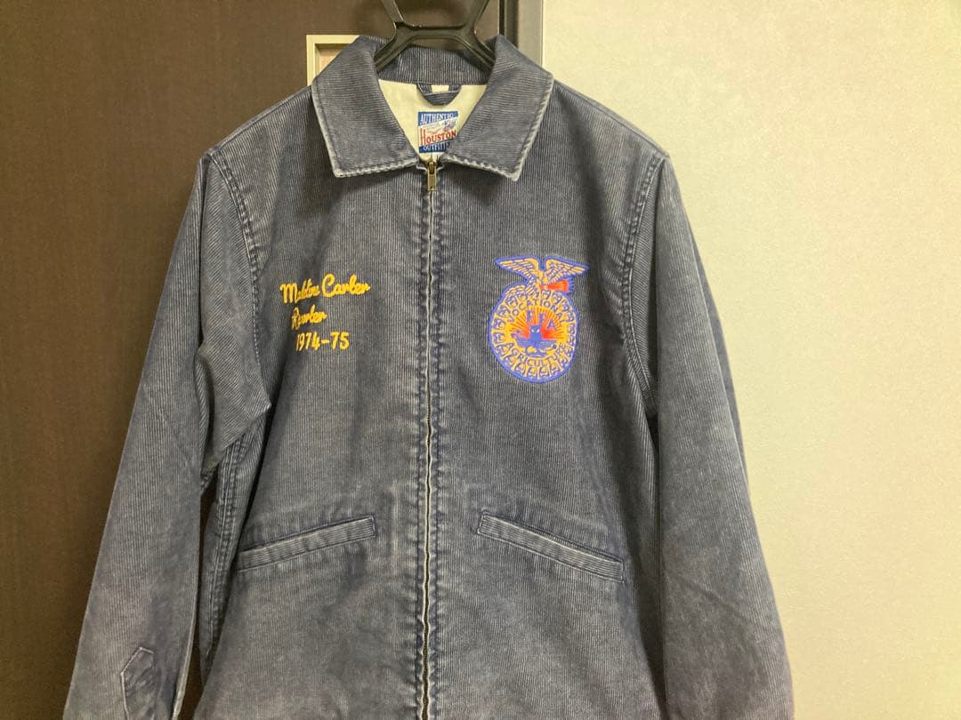 HOUSTONヒューストン WASHED CORDUROY FFA JACKET