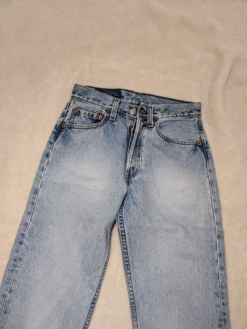 Levi's 501 ストレートデニム 26x32 ライトブルー デッドストック